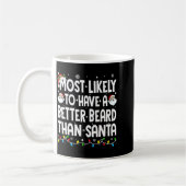 Most Likely To Have A Better Beard Than Santa Chri Kaffeetasse (Links)