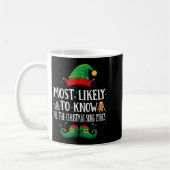 Most Likely To Know The Xmas Song Matching Christm Kaffeetasse (Links)