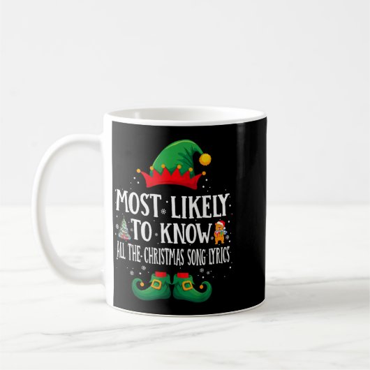 Most Likely To Know The Xmas Song Matching Christm Kaffeetasse (Links)