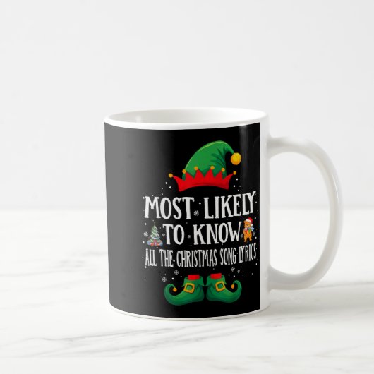 Most Likely To Know The Xmas Song Matching Christm Kaffeetasse (Rechts)