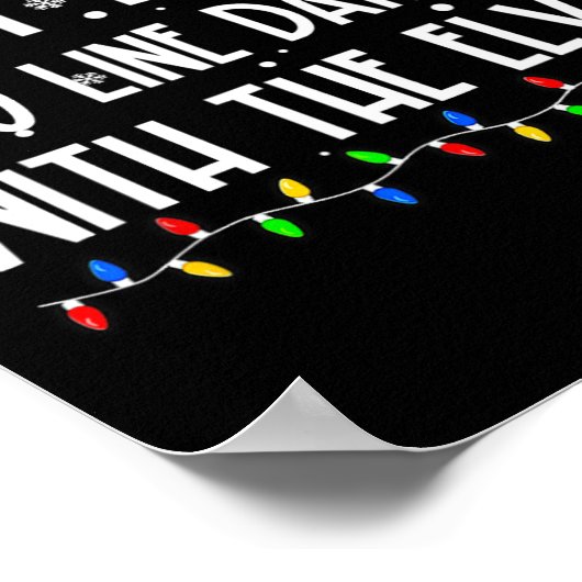 Most Likely To Line Dance With Elves Christmas Dan Poster (Ecke)