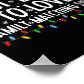 Most Likely To Love Family Matching S Christmas Fu Poster (Ecke)