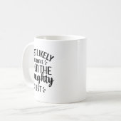 Most Likely To Make It On The Naughty List Kaffeetasse (Vorderseite Links)