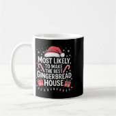 Most Likely To Make The Gingerbread House Christma Kaffeetasse (Links)