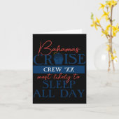 Most Likely To Matching Funny Cruise Group Karte (Gelbe Blume)