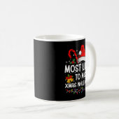 Most Likely To Miss Xmas While Gaming Christmas T Kaffeetasse (VorderseiteRechts)