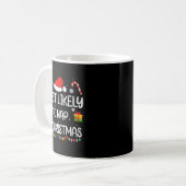 Most Likely To Nap On Christmas Family Funny Match Kaffeetasse (Vorderseite Links)