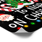 Most Likely To Nap On Christmas Family Matching Ch Poster (Ecke)