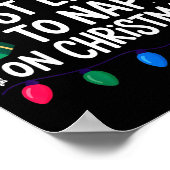 Most Likely To Nap On Christmas Family Poster (Ecke)