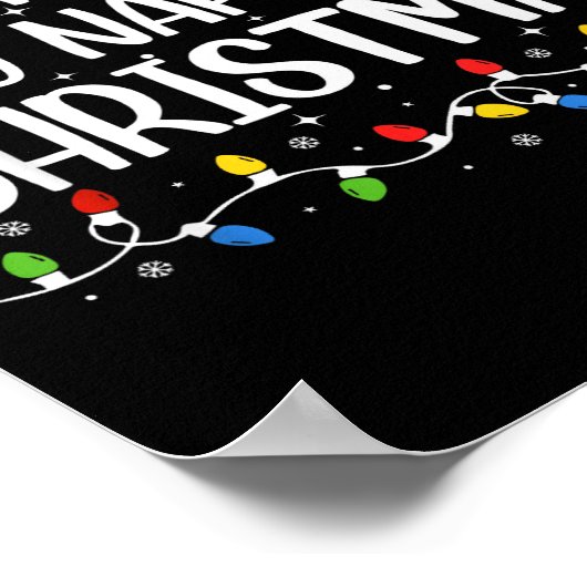 Most Likely To Nap On Christmas Funny Family Match Poster (Ecke)