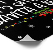 Most Likely To Offer Santa A Beer Christmas Drinki Poster (Ecke)