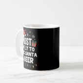 Most Likely To Offer Santa A Beer Christmas Funny  Kaffeetasse (Vorderseite Links)