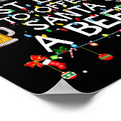 Most Likely To Offer Santa A Beer Fun Christmas Dr Poster (Ecke)