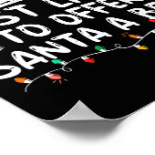 Most Likely To Offer Santa A Beer Fun Drinking Chr Poster (Ecke)