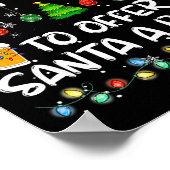 Most Likely To Offer Santa A Beer Funny Drinking C Poster (Ecke)