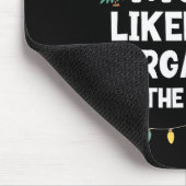 Most Likely To Organize All The Christmas Xmas Mousepad (Ecke)
