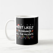 Most Likely To Organize All The Xmas Baby Kaffeetasse (Links)