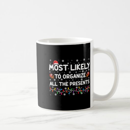 Most Likely To Organize All The Xmas Kaffeetasse (Rechts)