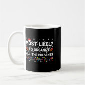 Most Likely To Organize All The Xmas  Kaffeetasse (Links)