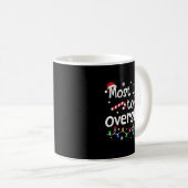 Most Likely To Overshop Christmas Shopng Matching Kaffeetasse (VorderseiteRechts)