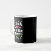 Most Likely To Peek At The Christmas Matching Funn Kaffeetasse (Vorderseite Links)