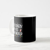 Most Likely To Pet The Reindeer Family Matching Ch Kaffeetasse (Vorderseite Links)