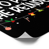 Most Likely To Pet The Reindeer Family Matching Ch Poster (Ecke)