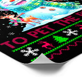 Most Likely To Pet The Reindeer Family Matching Ch Poster (Ecke)