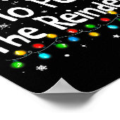 Most Likely To Pet The Reindeer Family Matching Ch Poster (Ecke)