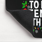 Most Likely To Play Tennis With Santa Funny Christ Mousepad (Ecke)