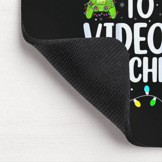 Most Likely To Play Video Game On Christmas Santa Mousepad (Ecke)