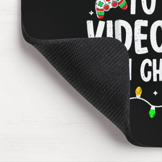 Most Likely To Play Video Games On Christmas Famil Mousepad (Ecke)