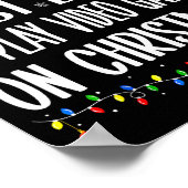 Most Likely To Play Video Games On Christmas Funny Poster (Ecke)