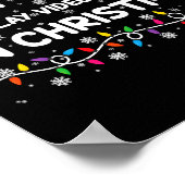 Most Likely To Play Video Games On Christmas Gamer Poster (Ecke)