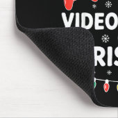 Most Likely To Play Video Games On Christmas Shirt Mousepad (Ecke)