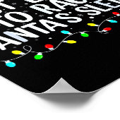 Most Likely To Race Santa's Sleigh Family Christma Poster (Ecke)