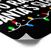 Most Likely To Race Santa's Sleigh Family Matching Poster (Ecke)