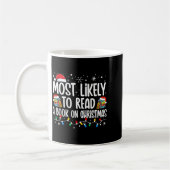 Most Likely To Read A Book On Christmas Matching F Kaffeetasse (Links)