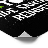 Most Likely To Ride Santas Reindeer Family Funny C Poster (Ecke)