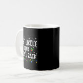 Most Likely To Rub Santa's Back Christmas Matching Kaffeetasse (Vorderseite Links)