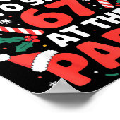 Most Likely To Say 67 At The Party Funny Christmas Poster (Ecke)