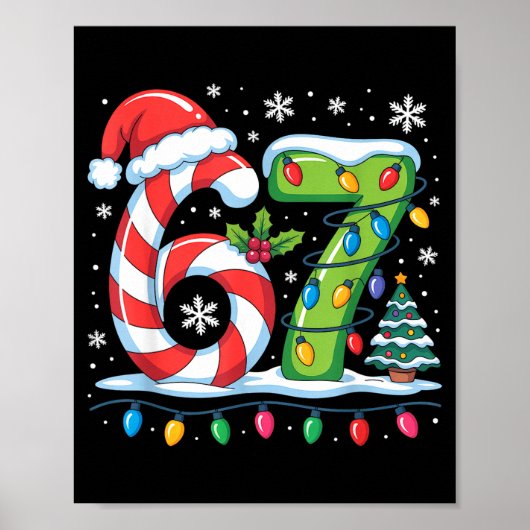 Most Likely To Say 67 Christmas Matching 7 6 Famil Poster (Vorne)