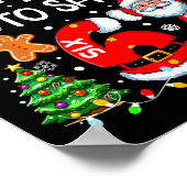 Most Likely To Say 67 Meme Six Seven Santa Christm Poster (Ecke)