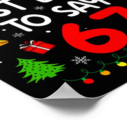 Most Likely To Say 67 Meme Six Seven Santa Christm Poster (Ecke)