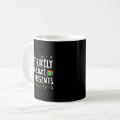 Most Likely To Shake The Funny Christmas  Kaffeetasse (Vorderseite Links)