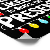 Most Likely To Shake The Shirt Family Christmas  Poster (Ecke)