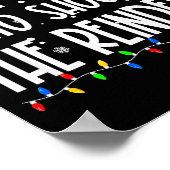 Most Likely To Shoot The Reindeer Christmas Matchi Poster (Ecke)