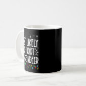 Most Likely To Shoot The Reindeer Family Christmas Kaffeetasse (Vorderseite Links)