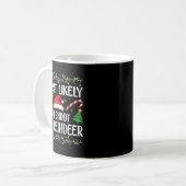 Most Likely To Shoot The Reindeer Funny Matching C Kaffeetasse (Vorderseite Links)