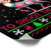 Most Likely To Shoot The Reindeer Matching Christm Poster (Ecke)